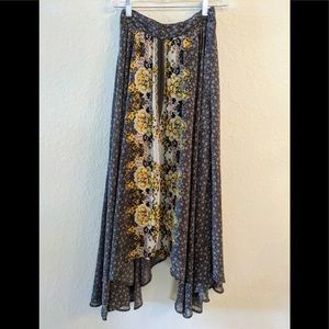 Free People Boho maxi skirt